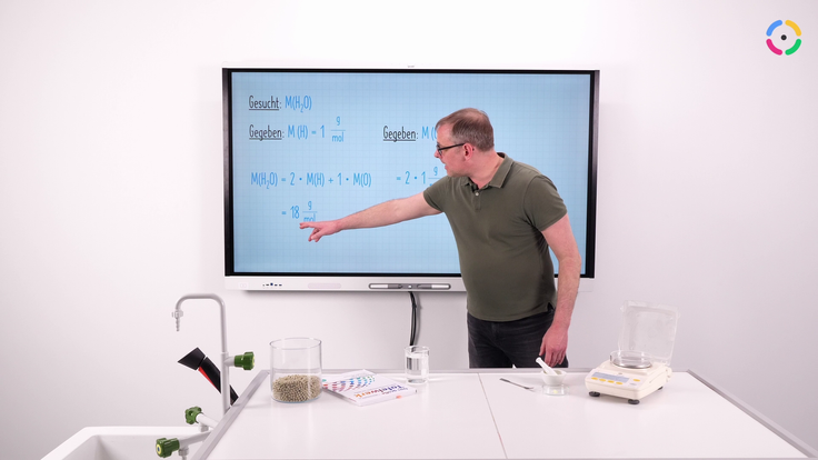 Vorschau zur Stunde "Chemisches Rechnen I - Teilchenanzahl, Stoffmenge, molare Masse, molares Volumen"