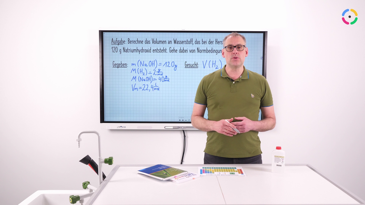 Vorschau zur Stunde "Chemisches Rechnen II – Berechnungen mit Größen der Chemie"